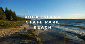 Rock Island State Park Beach