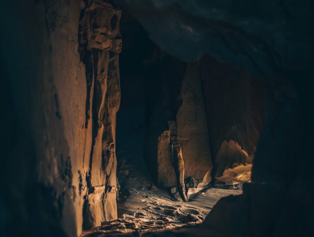 interior of a cave