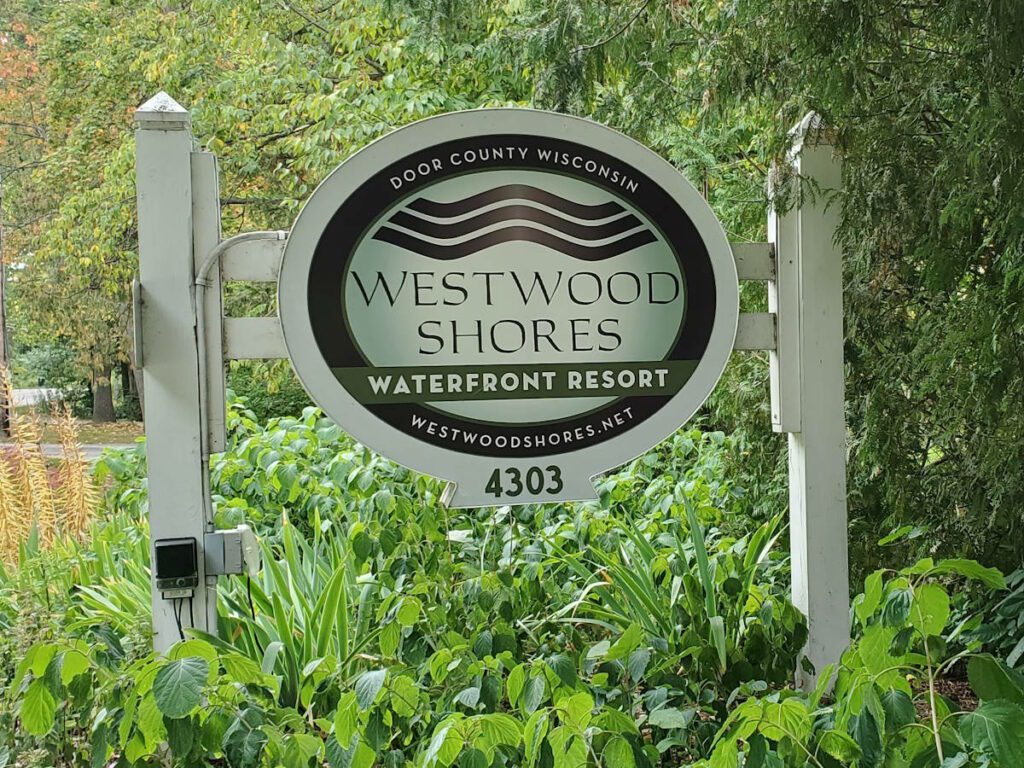 Sign for Westwood Shores Waterfront Resort