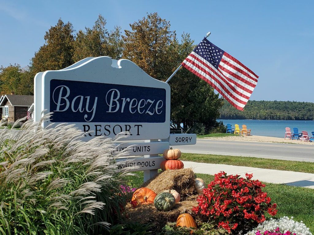 sign for Bay Breeze Resort