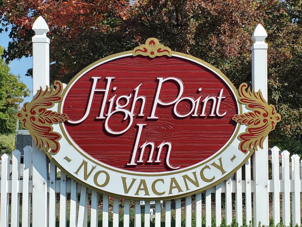 sign for High Point Inn