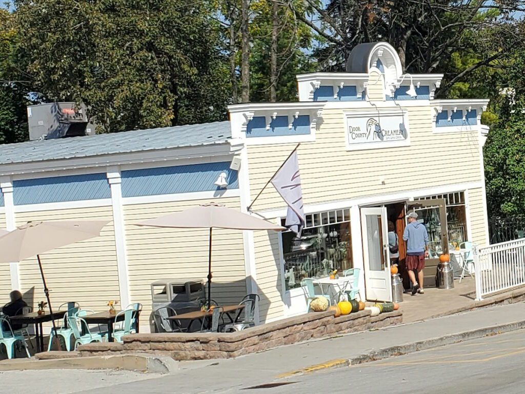 exterior of Door County Creamery