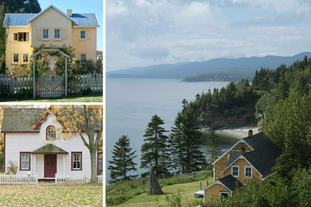 Cottage scenes, door county lodging options